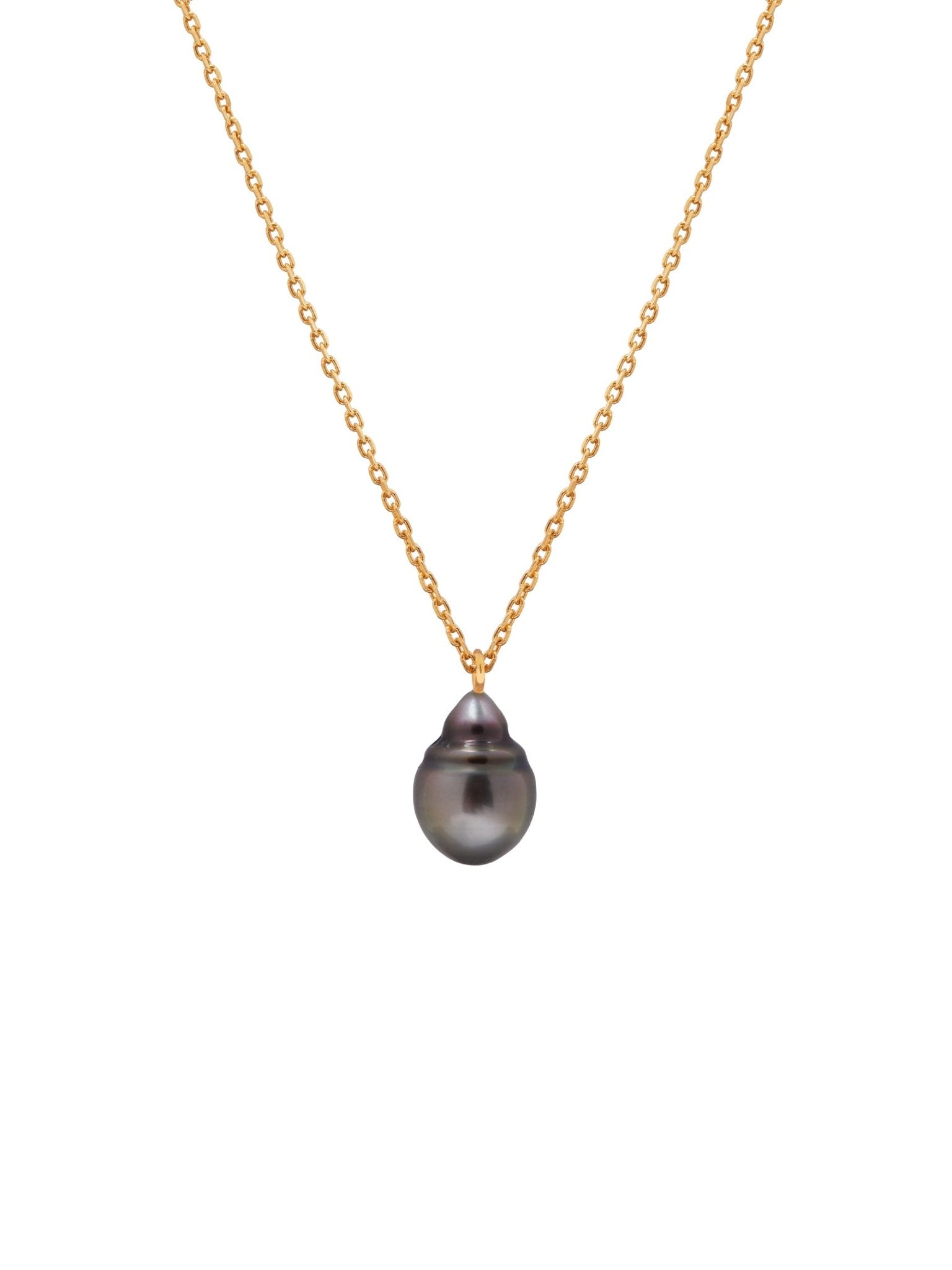 Unique Masculine Modernist Hematite and Black Pearl Pendant with 14K White popular Gold