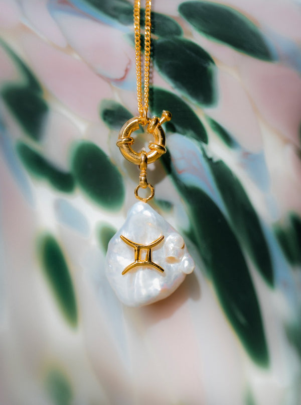 Gemini Pearl (Convertible pendant/earring) - MISHO - Necklace