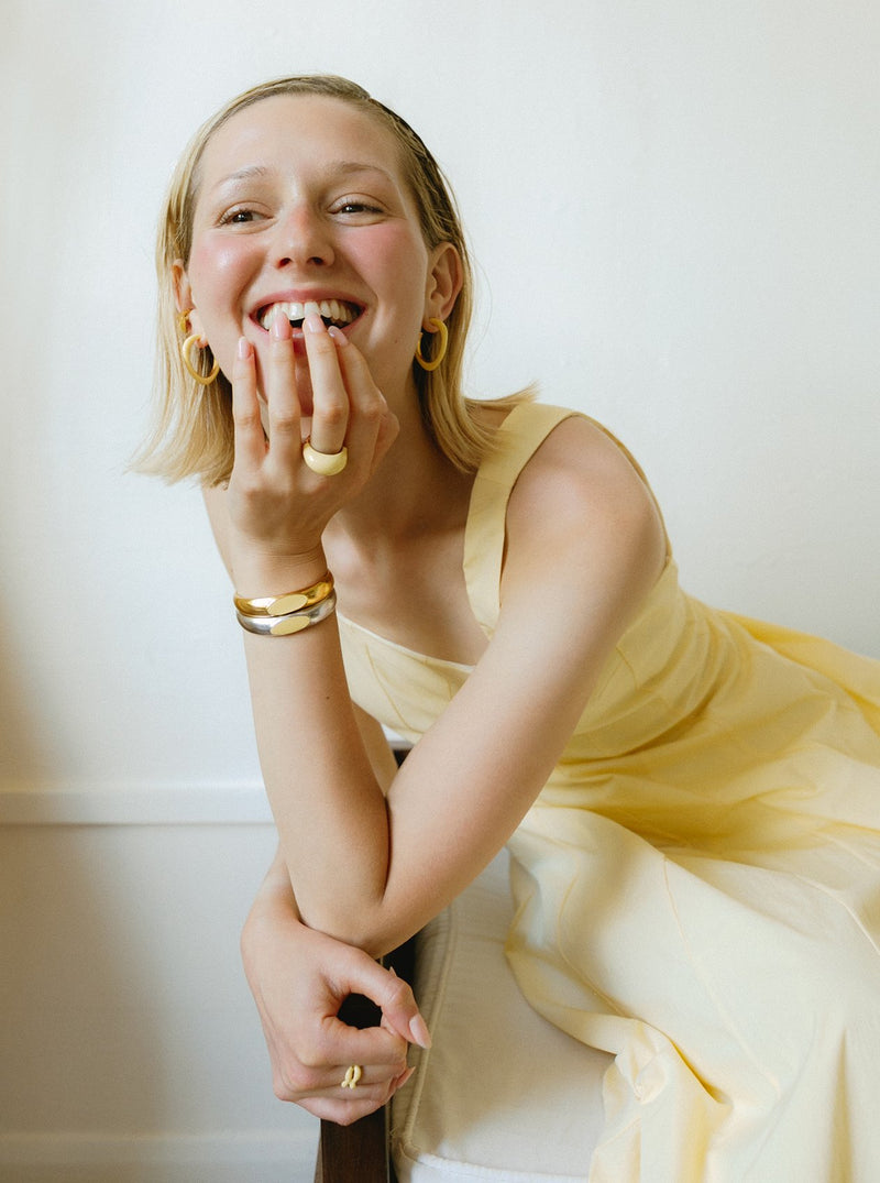 Juicy Pebble Ring - Butter Yellow - MISHO - Rings