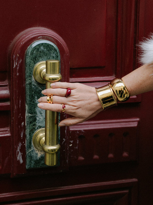 Juicy Pebble Ring - Midnight Maroon - MISHO - Rings