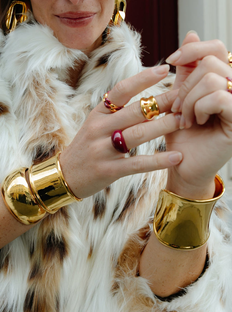 Juicy Pebble Ring - Midnight Maroon - MISHO - Rings