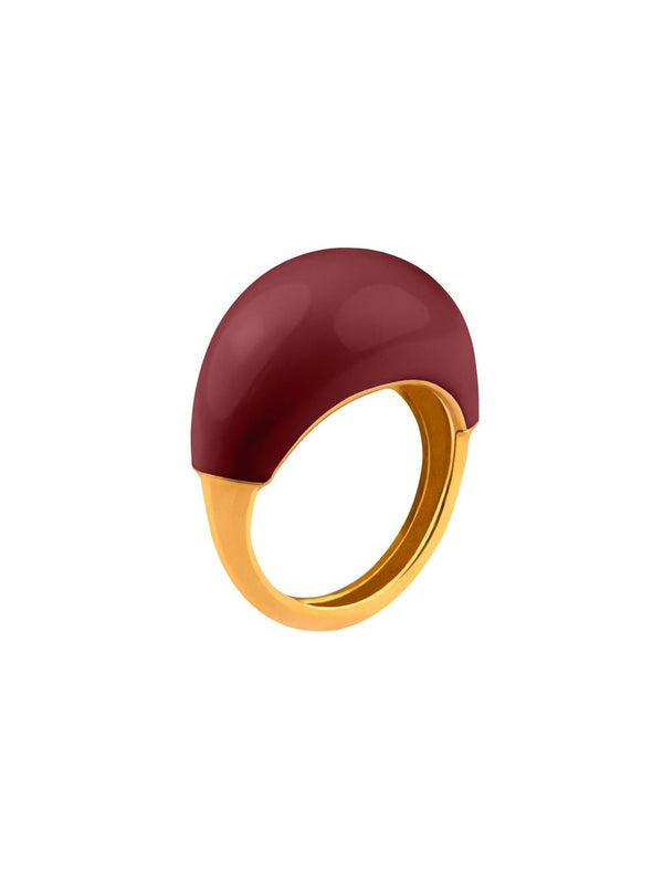 Juicy Pebble Ring - Midnight Maroon - MISHO - Rings