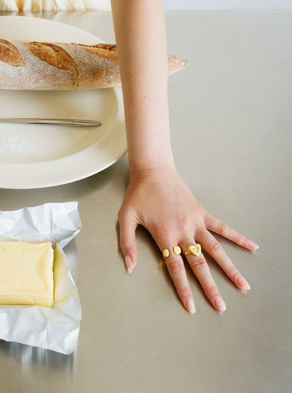 Juicy Sunday Ring - Butter Yellow - MISHO - Rings