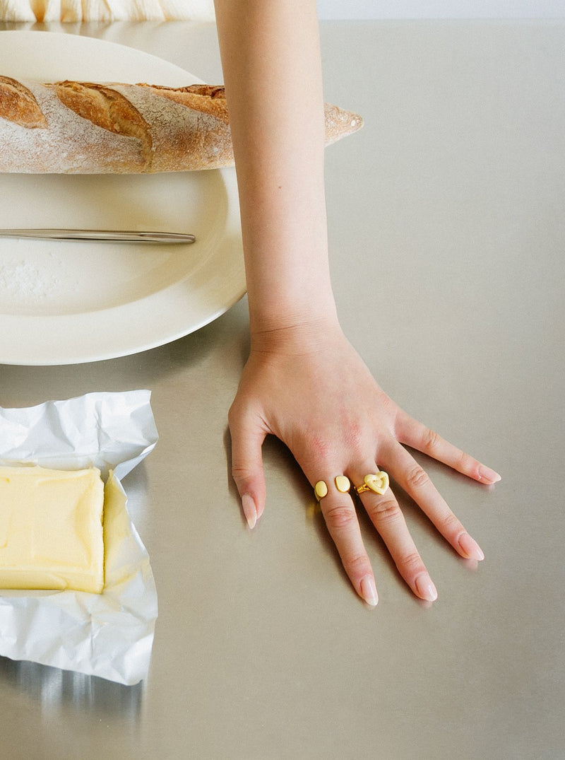 Juicy Sunday Ring - Butter Yellow - MISHO - Rings