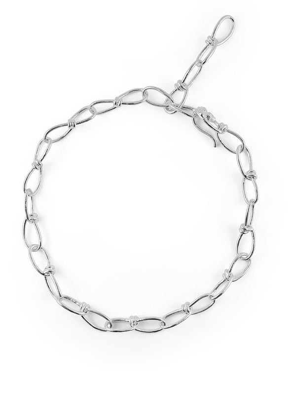 Leo Link Choker - Silver