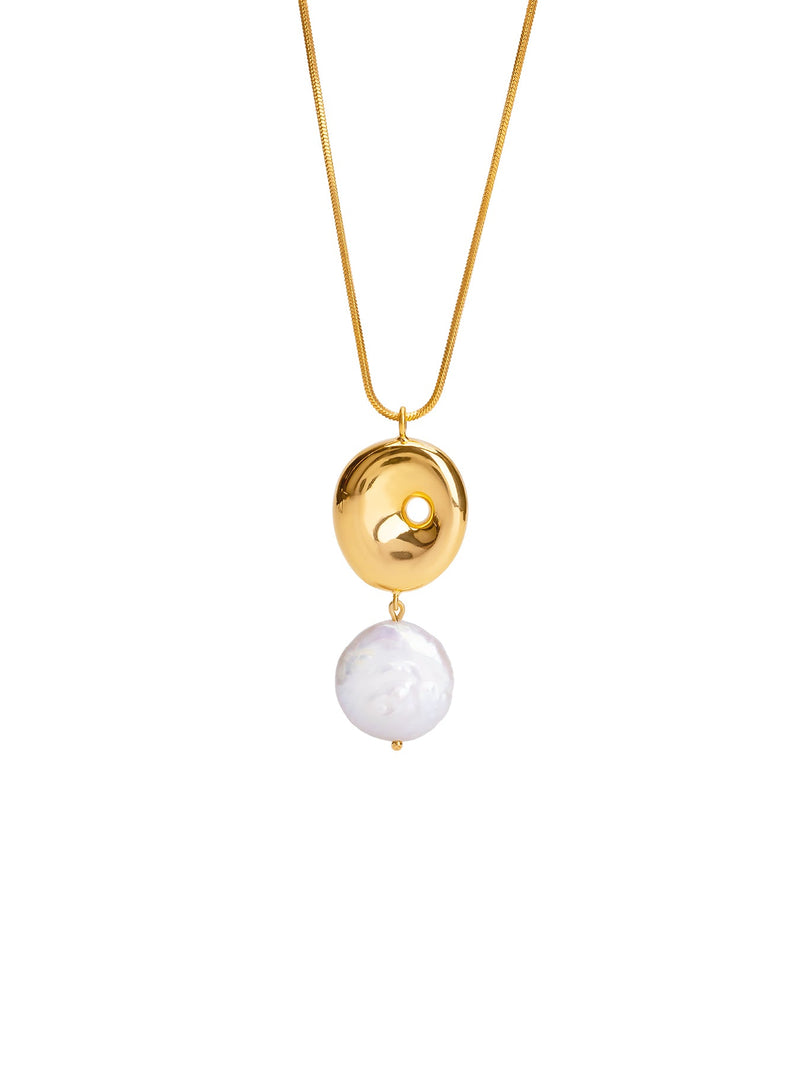Miroir Pearl Drop Pendant - MISHO - Necklace