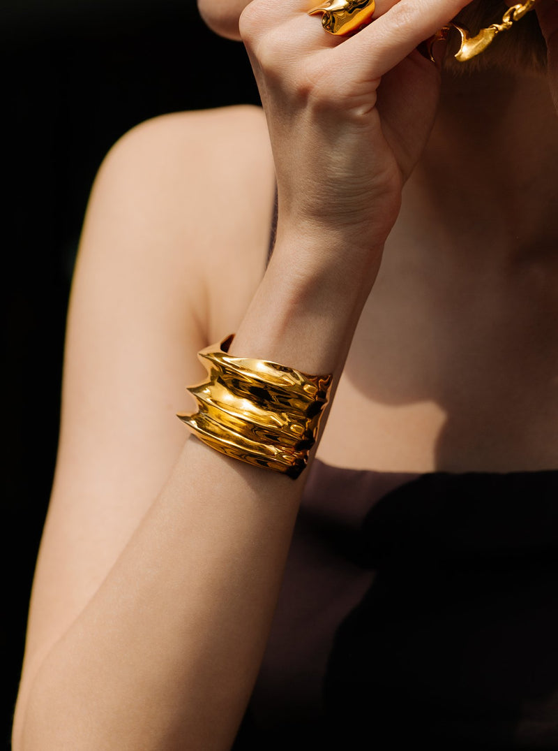 Ripple Cuff - MISHO - Bangle