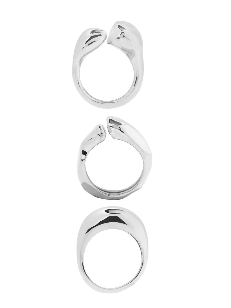 Stackable Pebble Rings - MISHO - Rings