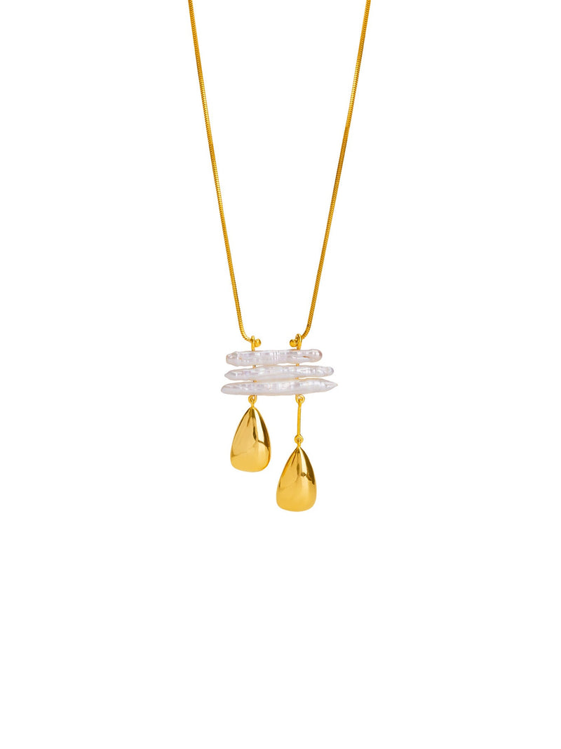 Statera Pearl Pendant - MISHO - Necklace